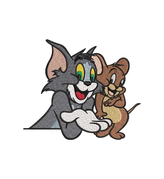 Cat and mouse artwork